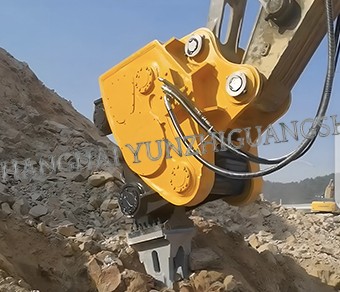 Solución hidráulica de alta eficiencia para la rotura de rocas en excavadoras de servicio pesado.