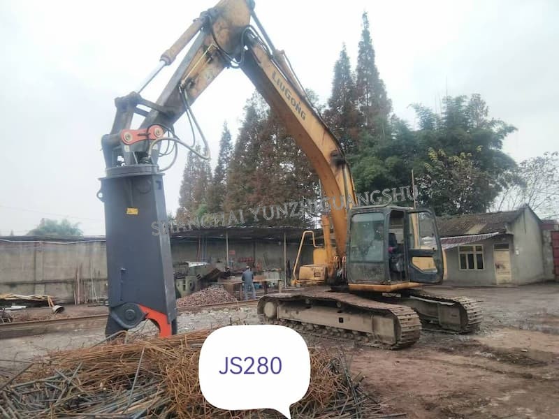 hydrulic shear JS80RT hydraulic eagle shear JS80RT for crushing scrap steel
